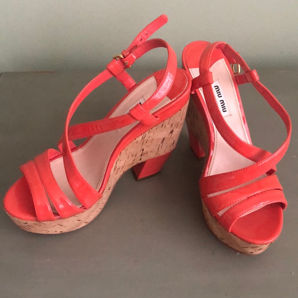 Min Miu Wedges